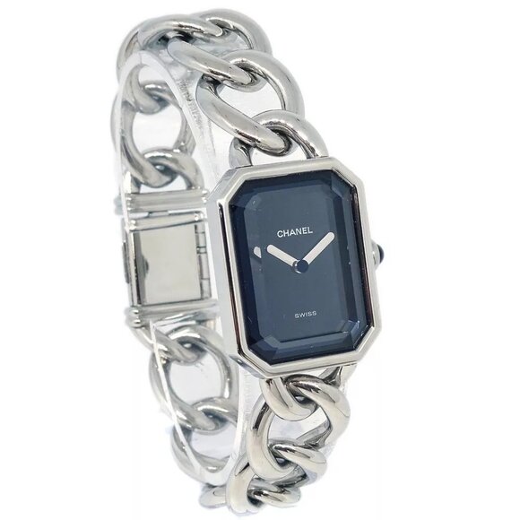 Chanel Premiere Quartz Watch Silver SS #L T.D.16013 18824 - Picture 1 of 7